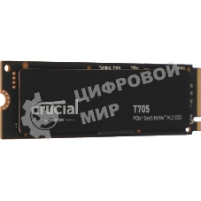 Накопитель SSD Crucial T705 4Tb PCIe Gen5 NVMe M.2 SSD CT4000T705SSD3
