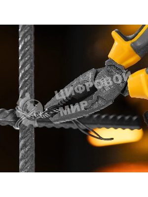 Плоскогубцы комбинированные Denzel 180 мм, трехкомпонентные рукоятки