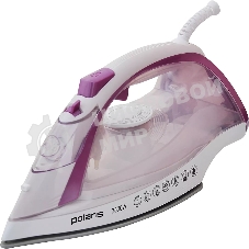 Утюг Polaris PIR2668AK 3m белый/розовый 2600Вт