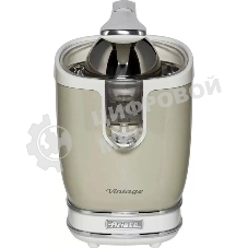 Соковыжималка Ariete 0413/03 Vintage бежевый, цитрусовая, 85 Вт, 600 мл, механическое