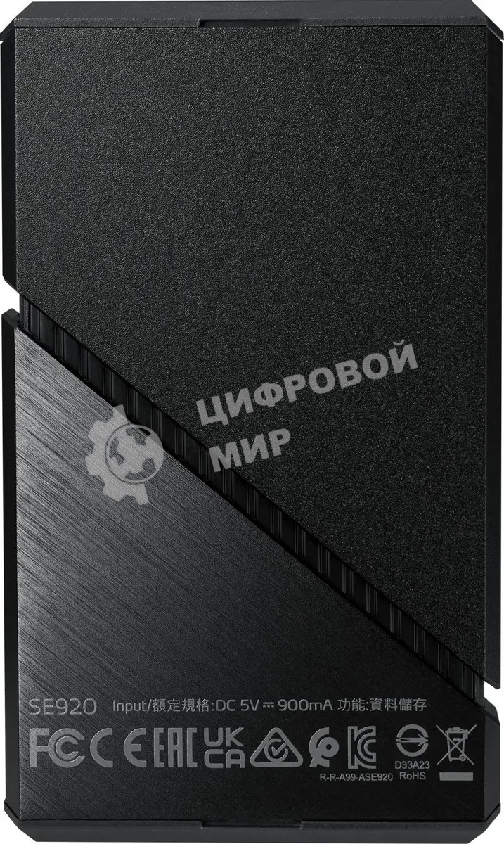 Внешний SSD ADATA SE920, 1Tb, USB 4 Type-C, R/W 3800/3700, черный