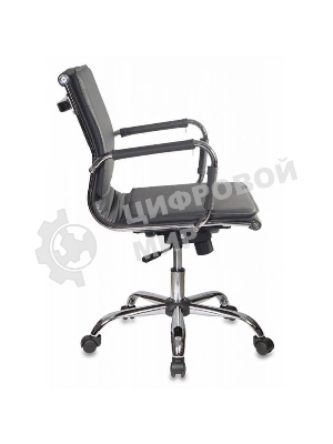 Кресло Бюрократ CH-993-Low/grey серый, экокожа