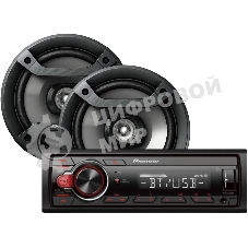 Автомагнитола Pioneer MXT-S216BT 1DIN 4x50Вт 1