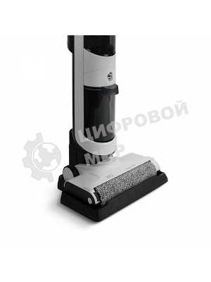 Пылесос вертикальный BQ VCA1001W белый/черный, питание от аккумулятора, 27 Вт, уборка влажная/сухая, пылесборник 0.7 л, работа от АКБ max 30 мин