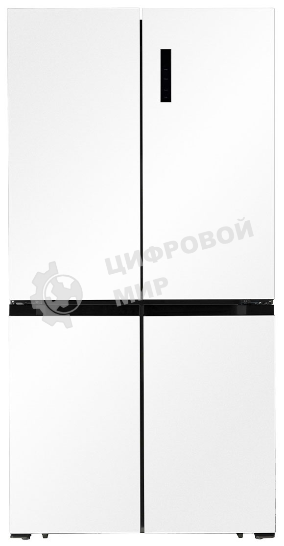 Холодильник LEX LCD505WID белый трехкамерный 321/144л морозилка снизу, No Frost, Side by Side