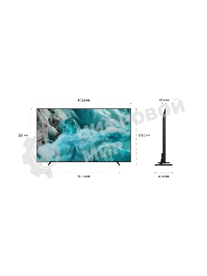 Телевизор Samsung 65'' QE65Q7FAAUXRU черный QLED UHD Tizen Smart TV 120Hz