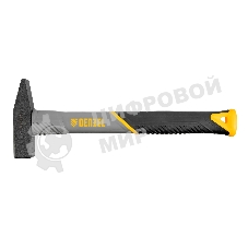 Молоток слесарный Denzel 300 г, кованый, фибергласовая рукоятка c TPR покрытием