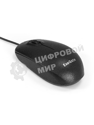 Комплект клавиатура+мышь ExeGate MK150 проводной, USB, 1200 DPI, чёрный