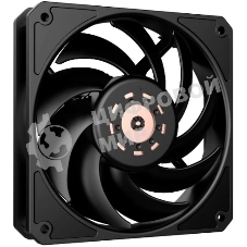 Вентилятор для корпуса Eurocase EU-FN120WL003 BL KF2150PBT-HDB Black,120 black fan,Bearing: HDB 4pin PMW female and male connector with brown box,3pcs