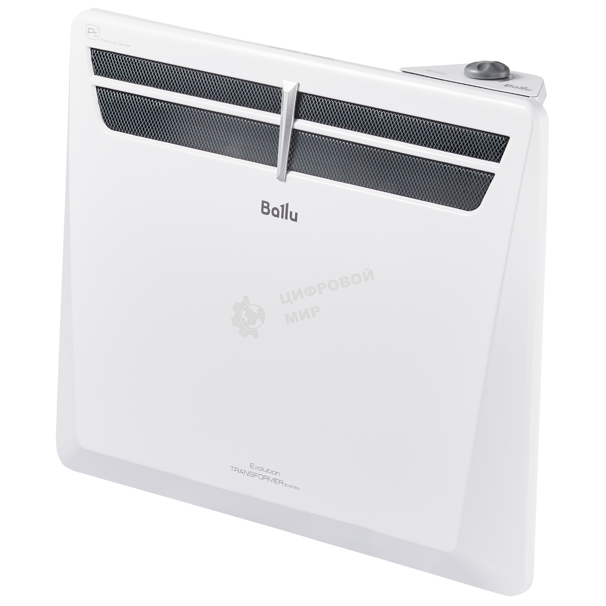 Комплект Ballu Transformer с блоком управления и шасси BEC/EVU-1000-3M белый, 1000 Вт, 15 м2, термостат