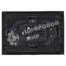 Розетка 2-м СП FORTE&PIANO FP326 10А без заземл. без защ. шторок безвинт. крепл. сер. IEK FP-R20-10-1-K03