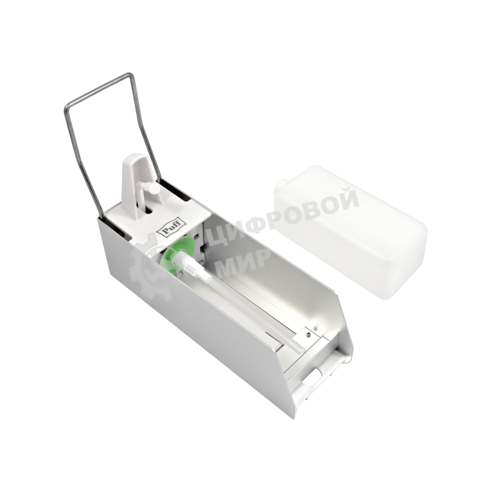 Локтевой дозатор для жидкого мыла и дез. растворов, 1000 мл, Puff-8191, 26х23х10 см