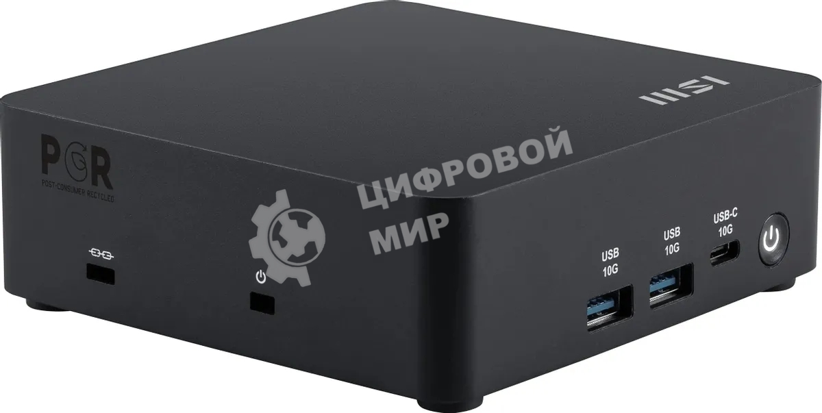 Мини ПК MSI Cubi NUC AI 1UMG-061BRU Core Ultra 5 125H (1.2) Arc graphics без ОС 2x2.5GbitEth WiFi BT 120W черный (936-B20911-061)