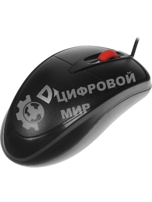 Мышь проводная Defender Icon MB-057 черный, 1000 dpi, USB, кнопки - 3