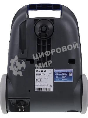Пылесос Samsung VCC4140V3A синий, 320/1600 Вт, уборка сухая, пылесборник мешок 3 л