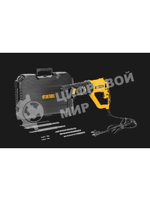 Перфоратор Denzel RHB-1050-30, SDS-plus, 1050 Вт, 3,4 Дж, от сети