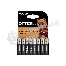 Батарея Opticell Basic LR03 AAA (8шт) блистер