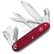 Нож перочинный Victorinox Synergy X Alox (0.8226.20) 93мм 10функц. красный карт.коробка