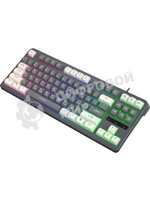 Клавиатура Oklick 711G проводная, USB Type-A, серый