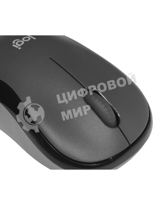 Мышь беспроводная Logitech M220 SILENT черный/серый, 1000 dpi, радиоканал, USB, кнопки - 3