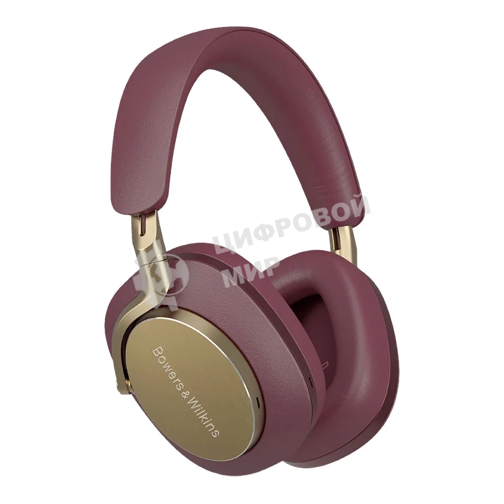 Беспроводные/проводные наушники Bowers & Wilkins PX8 Royal Burgundy бордовый, полноразмерные, Bluetooth + проводной, активное шумоподавление, до 30 ч