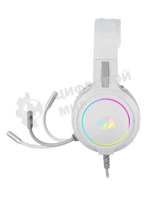 Гарнитура Redragon Mento белый, проводная, USB / 2 x mini jack 3.5 мм, подсветка