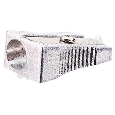 Точилка для карандашей ручная Deli E39761, 1 отверстие, металл, дисплей