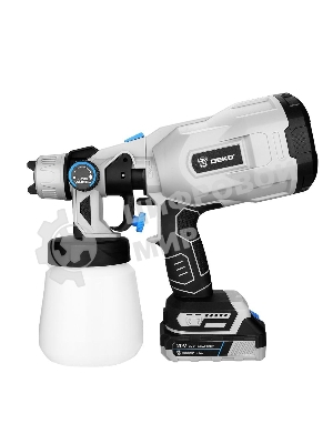 Краскопульт электрический аккумуляторный DEKO SG20DK Max, 20В, 800 мл, 1x3.0А·ч 083-1135