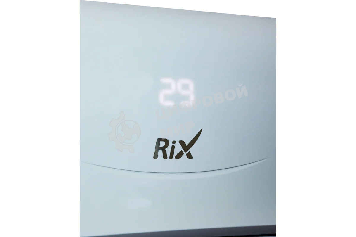 Кондиционер сплит-система настенного типа RIX LITE I/O-W07MB 7000 BTU, 21 м², 23 дБ, охлаждение, обогрев, осушение, белый