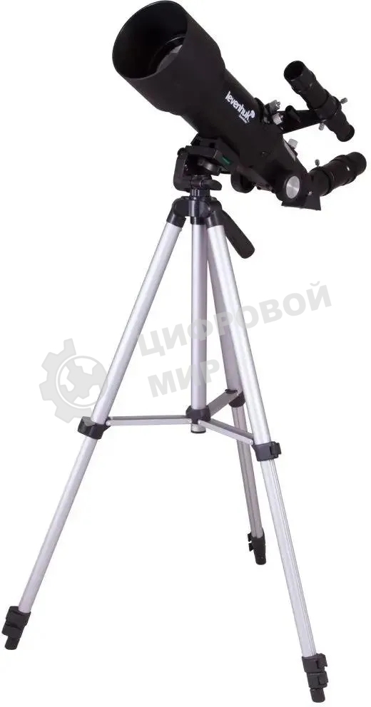 Телескоп Levenhuk Skyline Travel Sun 70 рефрактор d70 fl400мм 200x черный