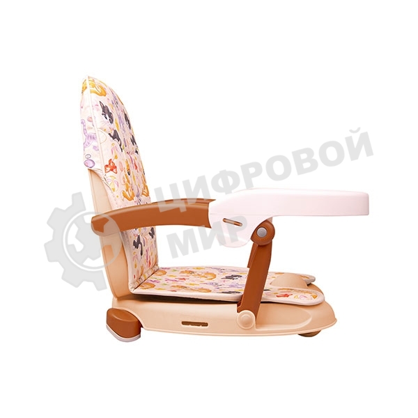 Стульчик для кормления BQ BCH012 Cats playing. Стульчик-бустер BQ BCH012. Гипоалергенные безопасные материалы/Съемный чехол из экокожи. Удобный, устойчив к загрязнению и легко моется/Съемная столешница/Безопасность малыша: устойчивая конструкция, нескольз