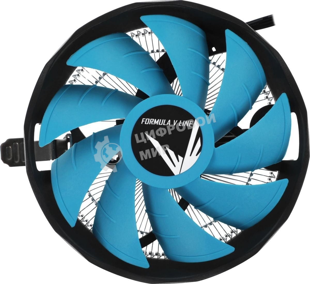 Кулер для процессора AeroCool/Formula Verkho Plus серебристый/черный, 120 мм, алюминий, 2000 об/мин, 26.5 дБ, 4 pin, 110 Вт, 68 мм