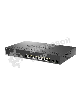 Коммутатор D-Link DGS-1210-10XP/ME/C1A, 8×1 Гбит/с + 2×10 Гбит/с SFP+, управляемый
