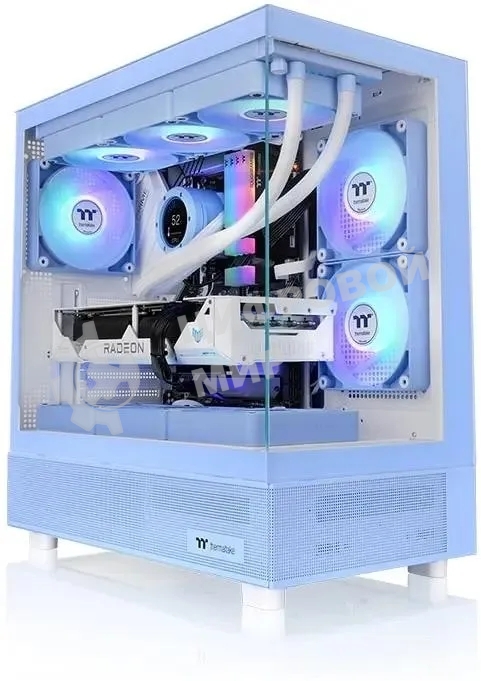 Компьютерный корпус Thermaltake View 270 TG ARGB синий без БП ATX 6x120мм 2x140мм 1x200мм 2xUSB3.0 audio bott PSU
