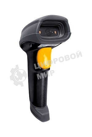 Сканер штрих-кода ручной Mindeo MD6600AT-SR 2D имидж, проводной, 100 скан/сек, USB с автосенсорной подставкой, черный