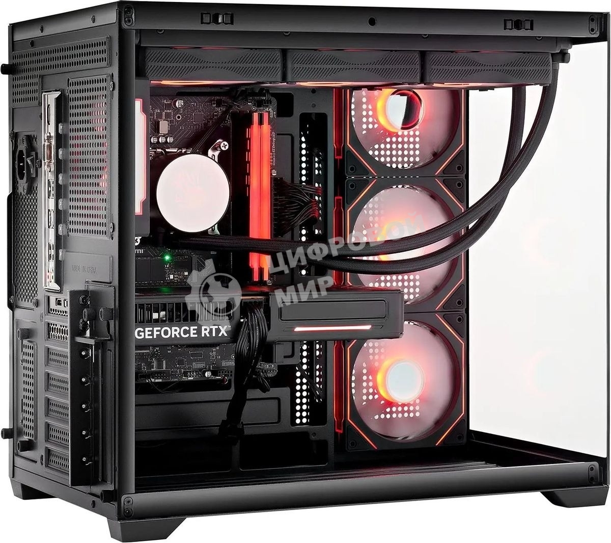 Компьютер Bloody BD-PC RAB84V2 TWR Ryzen 7 7700 (3.8) 32Gb SSD 1Tb RTX 5070 12Gb Win 11H 64 2.5xGbitEth 650W черный (RUS) (2142128)