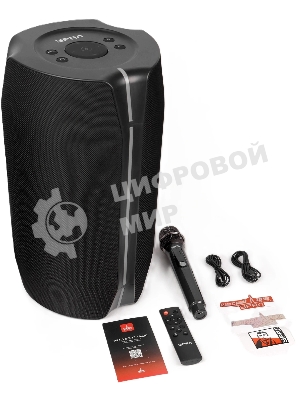 Портативная колонка Ural Болт 45х20 черный 450W 2.0 BT/3.5Jack/USB-C 10м 8000mAh (УРАЛ БОЛТ 45Х20)