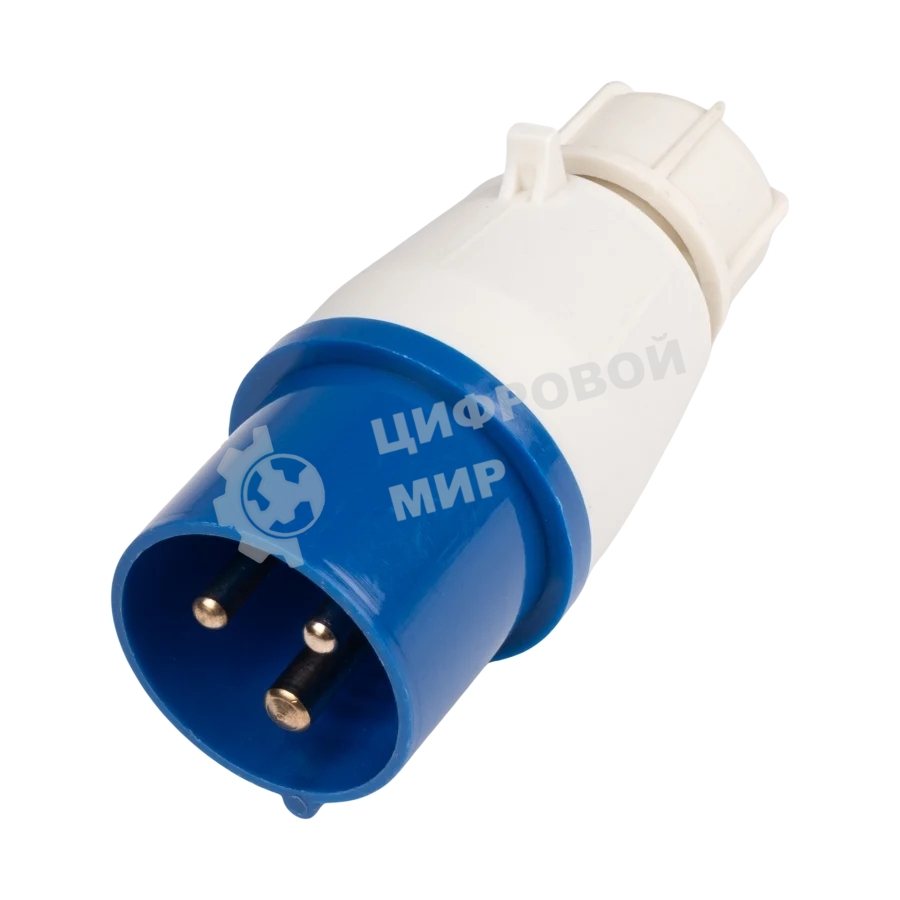 Вилка переносная PPC 013 2P+PE 16A 220V IP44 Jazzway