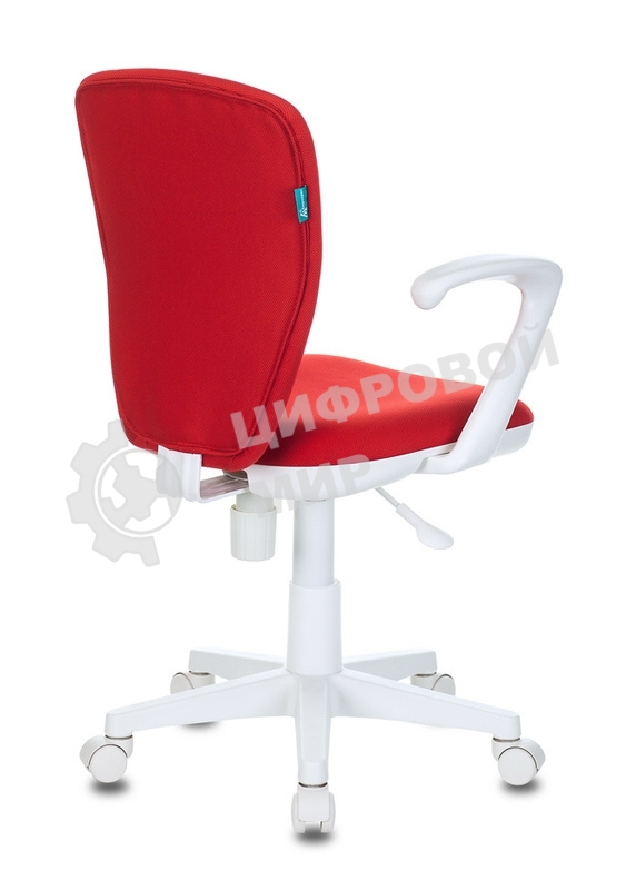 Кресло детское Бюрократ KD-W10AXSN/26-22 красный 26-22 (пластик белый)