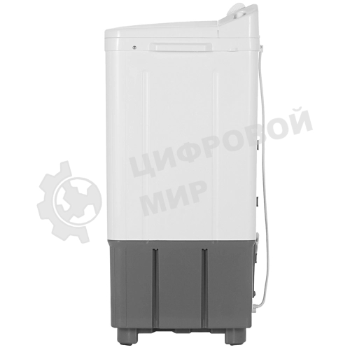 Стиральная машина Славда WS-60РЕТ белый/серый, загрузка вертикальная 6 кг, 1350 об/мин, класс: А