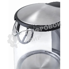 Чайник электрический Kitfort КТ-619, стекло, 1850 - 2200 Вт, 1.7 л