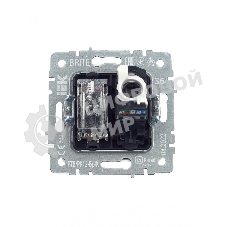 Розетка телевизионная двойная TV+RJ45 IEK BRITE РТВ/РК12-БрЖ кат.5E жемчуг