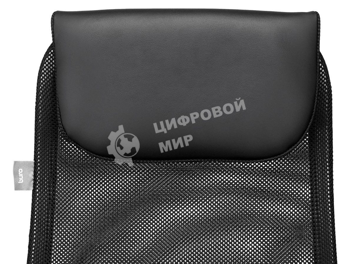 Кресло руководителя Бюрократ CH-607 TW-01 черный, сетка/ткань с подголов. крестовина пластик