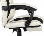 Кресло руководителя Бюрократ CH-824MSG-BF слоновая кость, эко.кожа/ткань, пластик