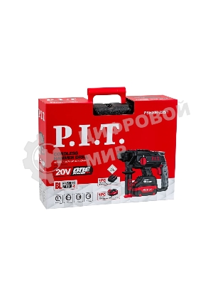 Перфоратор P.I.T. PBH20H-22B/1 патрон:SDS-plus уд.:1.8Дж аккум. (кейс в комплекте)