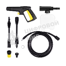 Мойка высокого давления 120/70 бар, KOLNER K120M, компакт, 1400Вт, 390л/ч, метал.помпа, шланг ВД 5м, кабель 5м, самовсас, Auto stop (емкость для шампуня)