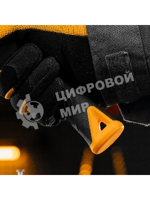 Молоток слесарный Denzel 300 г, кованый, фибергласовая рукоятка c TPR покрытием