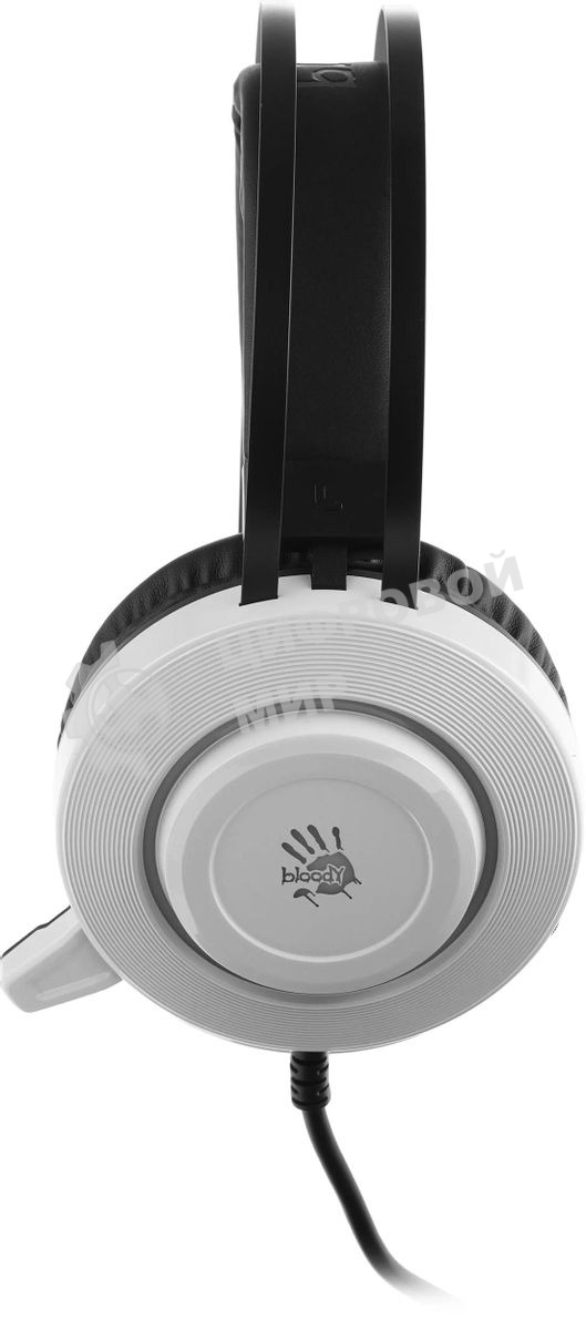 Гарнитура проводная с микрофоном A4Tech Bloody G521 белый 2.3м мониторные оголовье (G521 (WHITE))