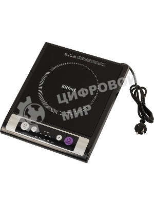 Плита электрическая Kitfort КТ-107 черный (настольная)