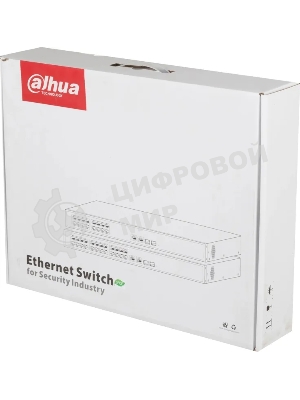 Коммутатор Dahua DH-LR2226-24ET-360, 24×100 Мбит/с + 2×1 Гбит/с + 2×1 Гбит/с Combo, управляемый